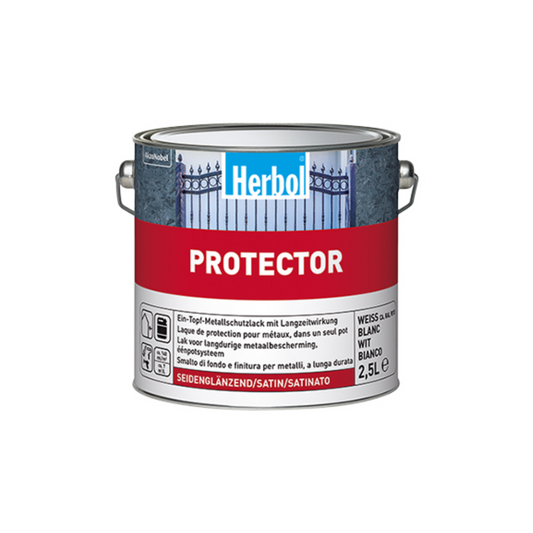 HERBOL PROTECTOR - Smalto sintetico satinato direttamente su ruggine