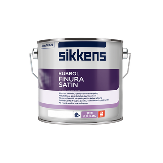 SIKKENS RUBBOL FINURA SATIN - Smalto sintetico satinato